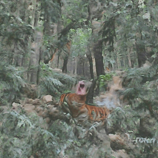 Rendering of Tiger Roar in 50th Image