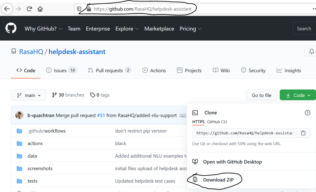 Helpdesk Assitant - Github