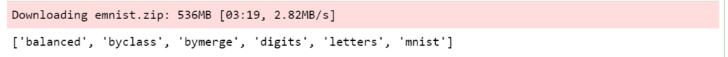EMNIST data load
